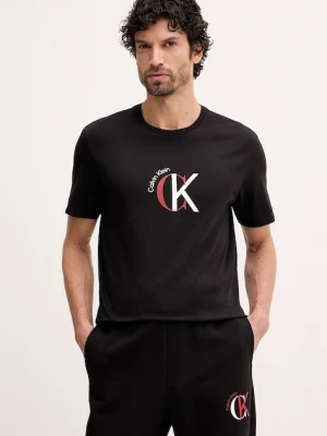 Calvin Klein Jeans t-shirt bawełniany męski kolor czarny z nadrukiem LV14RE829G