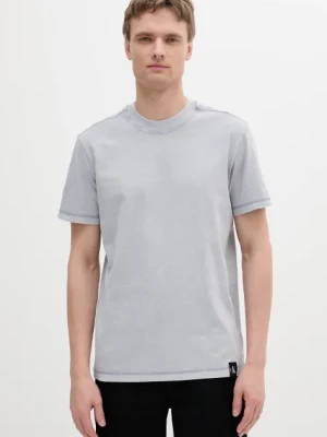 Calvin Klein Jeans t-shirt bawełniany męski kolor niebieski melanżowy J30J327267