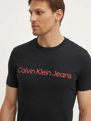 Calvin Klein Jeans t-shirt bawełniany męski z nadrukiem J30J322552