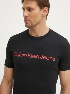 Calvin Klein Jeans t-shirt bawełniany męski z nadrukiem J30J322552