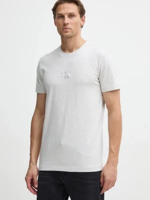 Calvin Klein Jeans t-shirt bawełniany szary