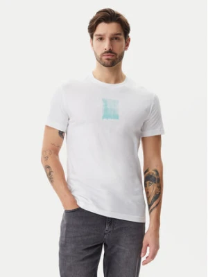 Calvin Klein Jeans T-Shirt Brush Stroke J30J327522 Biały Regular Fit