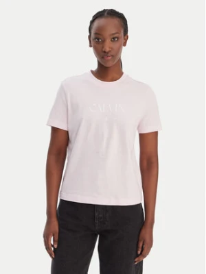 Calvin Klein Jeans T-Shirt Cktail Concept LV047E813G Różowy Regular Fit