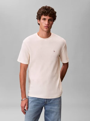 Calvin Klein Jeans T-shirt | Classic fit kremowy