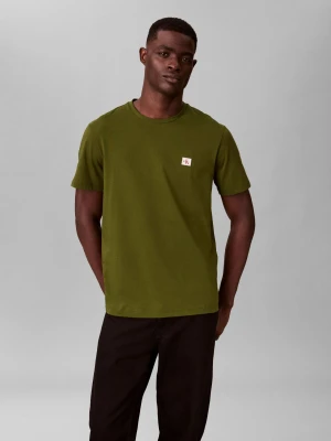 Calvin Klein Jeans T-shirt | Classic fit oliwkowy