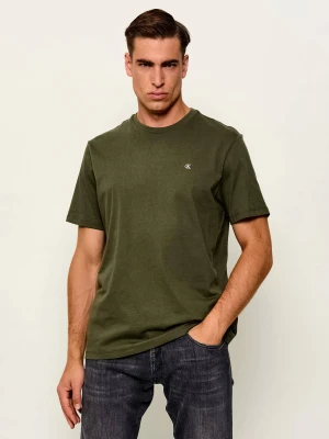 Calvin Klein Jeans T-shirt | Classic fit oliwkowy