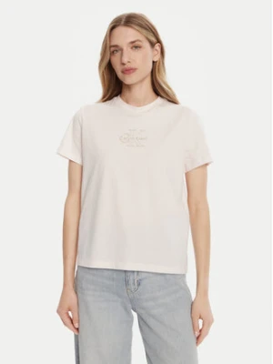 Calvin Klein Jeans T-Shirt Classic Monologo LV047D873G Różowy Regular Fit