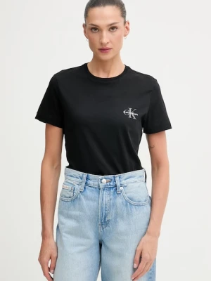Calvin Klein Jeans T-shirt damski bawełniany 2-pack
