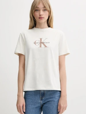 Calvin Klein Jeans t-shirt damski bawełniany