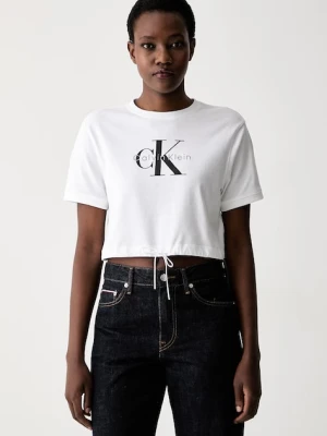 Calvin Klein Jeans T-shirt damski bawełniany biały