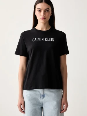 Calvin Klein Jeans T-shirt damski bawełniany czarny