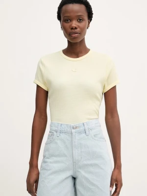 Calvin Klein Jeans T-shirt damski z bawełną