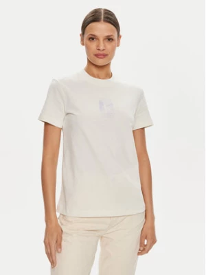 Calvin Klein Jeans T-Shirt Diffused J20J223908 Beżowy Regular Fit