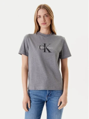Calvin Klein Jeans T-Shirt Hero Classic LV047B865G Szary Regular Fit