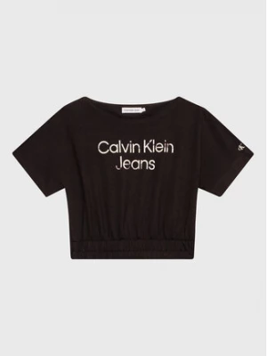 Calvin Klein Jeans T-Shirt Hero Logo IG0IG01855 Czarny Regular Fit