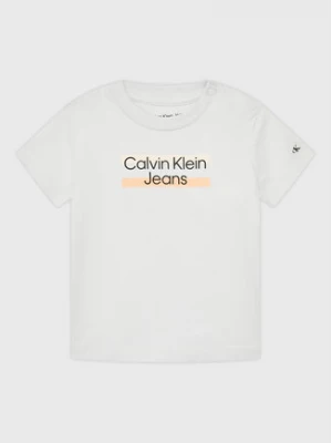 Calvin Klein Jeans T-Shirt Hero Logo IN0IN00068 Szary Regular Fit