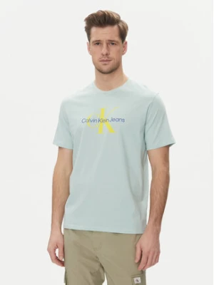 Calvin Klein Jeans T-Shirt Hero LV040EM286 Zielony Regular Fit