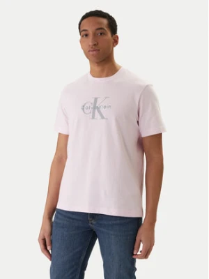 Calvin Klein Jeans T-Shirt Hero Monologo LV04RB862G Różowy Regular Fit