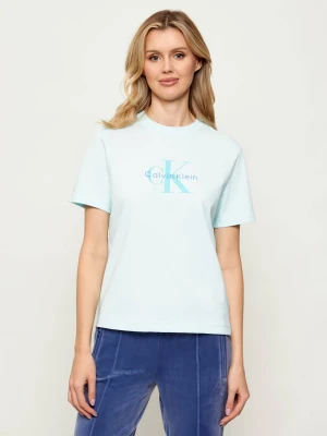 Calvin Klein Jeans T-shirt HERO | Regular Fit miętowy