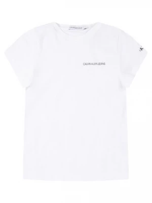 Calvin Klein Jeans T-Shirt IB0IB00456 Biały Regular Fit