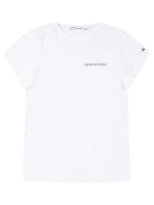 Calvin Klein Jeans T-Shirt IB0IB00456 Biały Regular Fit
