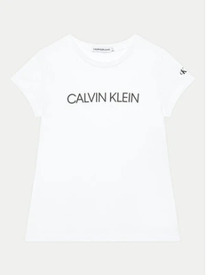 Calvin Klein Jeans T-Shirt IG0IG00380 Biały Regular Fit