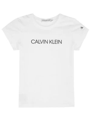 Zdjęcie produktu Calvin Klein Jeans T-Shirt IG0IG00380 Biały Regular Fit