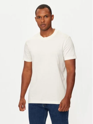 Calvin Klein Jeans T-Shirt Institutional J30J326402 Écru Regular Fit