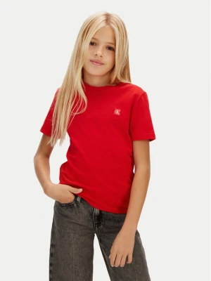Calvin Klein Jeans T-Shirt IU0IU00543 Czerwony Regular Fit