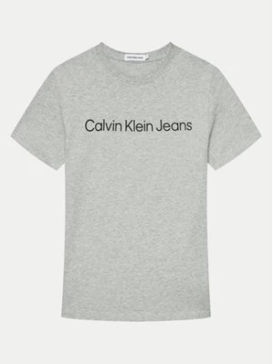 Calvin Klein Jeans T-Shirt IU0IU00599 D Szary Regular Fit