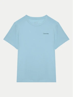 Calvin Klein Jeans T-Shirt IU0IU00683 Błękitny Regular Fit