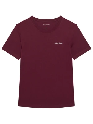 Calvin Klein Jeans T-Shirt IU0IU00683 Fioletowy Regular Fit