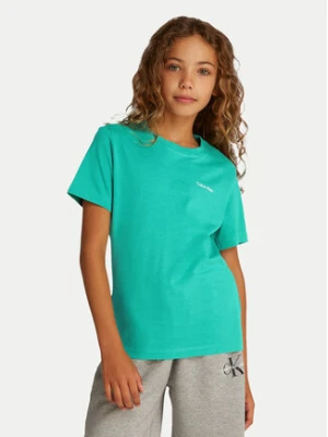 Calvin Klein Jeans T-Shirt IU0IU00683 Zielony Regular Fit