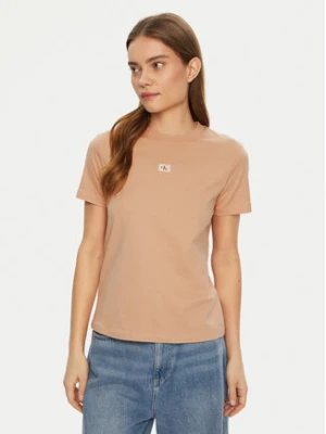 Calvin Klein Jeans T-Shirt J20J225084 Beżowy Regular Fit