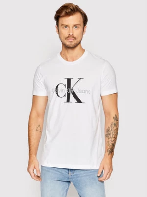 Calvin Klein Jeans T-Shirt J30J320935 Biały Slim Fit