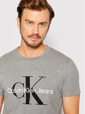 Calvin Klein Jeans T-Shirt J30J320935 Szary Slim Fit