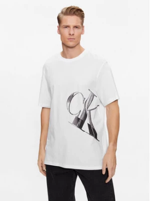 Calvin Klein Jeans T-Shirt J30J324022 Biały Regular Fit