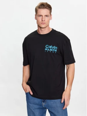 Calvin Klein Jeans T-Shirt J30J324225 Czarny Regular Fit