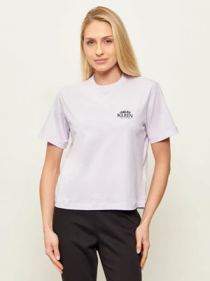 Calvin Klein Jeans T-shirt | Loose fit lawendowy