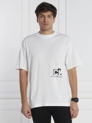 Calvin Klein Jeans T-shirt | Loose fit biały