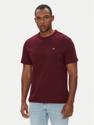 Calvin Klein Jeans T-Shirt LV040HM265 Bordowy Regular Fit