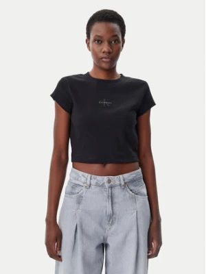 Calvin Klein Jeans T-Shirt LV047AB802 Czarny Regular Fit