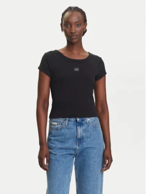 Calvin Klein Jeans T-Shirt LV047C200G Czarny Slim Fit