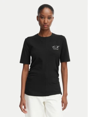 Calvin Klein Jeans T-Shirt LV047G808G Czarny Slim Fit