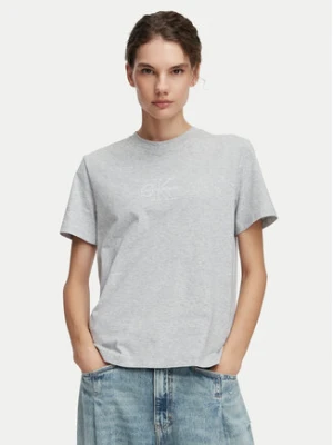 Calvin Klein Jeans T-Shirt LV047G831G Szary jasny Regular Fit