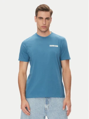 Calvin Klein Jeans T-Shirt LV04RC846G Niebieski Regular Fit