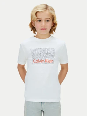 Calvin Klein Jeans T-Shirt LVCKSJA04B Biały Regular Fit