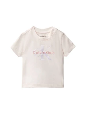 Calvin Klein Jeans T-Shirt LVCKSJA48B Écru Regular Fit