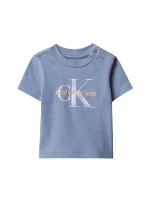 Calvin Klein Jeans T-Shirt LVCKSJA48B Niebieski Regular Fit