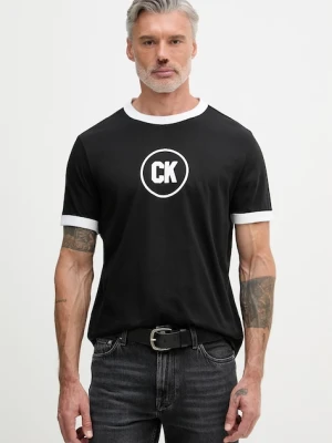 Calvin Klein Jeans T-shirt męski bawełniany czarny